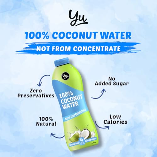 Image of Yu Foodlabs - 100% Natural Coconut Water - Zero Preservatives - No Added Sugar - 1 Litre