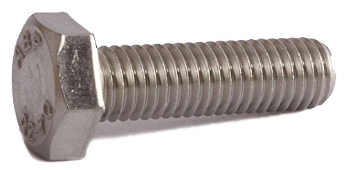 Acier inoxydable 18-8 vis hexagonale M20 filetée de 60 mm de long haute qualité