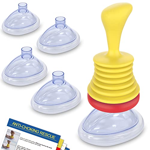 Suction Choking Rescue Device Home Kit for Family, Child and Adult, Portable Vacuum Suction First Aid Home Kit, Strong Suction, Easy-to-Use & Effective Clearance of Obstruction