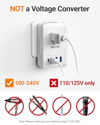 BESTEK 35W International Travel Adapter - image 5