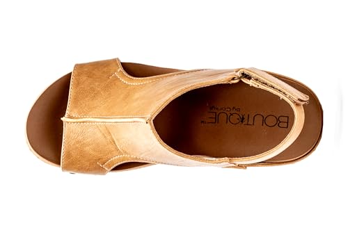Image of Corkys Footwear Womens Carley Wedges, Featuring Corkys EVA Foam Cushioned Insoles, A 2.5 Inch Heel, Lightweight For All Day Wear, And Hook And Loop Closure