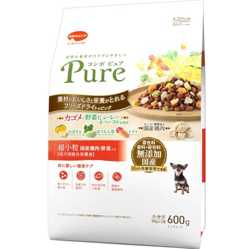 コンボ ピュア ドッグ 超小粒 600g【無添加素材使用】【国産】【小分包装】のサムネイル