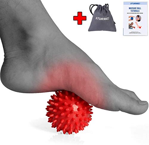 Massage Ball Spiky Foot Massager Back Muscle Roller All Body Deep Tissue Trigger