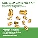 GRLP5 ™ Range Natural Gas to Propane LP Conversion Kit, Conversion Replacement Compatible with Frigidaire replace A22390101 316243720 316243721 316243723 4980407 AP7213138
