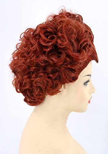 LeMarnia Women or Girls Sanderson Wig Red Brown Halloween Witch Costume Cosplay Wig - Image 4