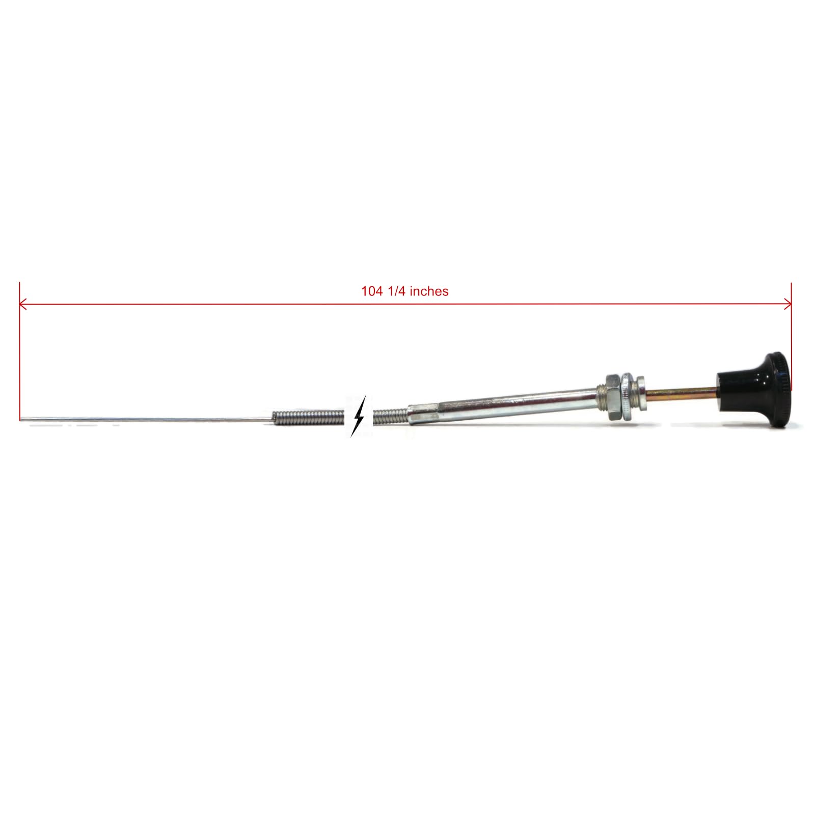 The ROP Shop Cable de control universal para motor de cortacésped y acelerador de patio