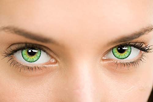 KellyKessa Colored Cont-Acts Cosplay Party Costume Party Toy Hall-oween Party (078-bx Green) KellyKessa Colored Cont-Acts Cosplay Party Costume Party Toy Hall-oween Party (078-bx Green)