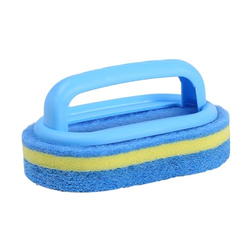 Esponja De Cocina Con Mango | Esponja De Limpieza Para Baño Con Mango Ergonómico - Pad de Limpieza que Resiste Olores Manchas Óxido Baño Cocina Fregadero Ducha Bañera Inodoro Azulejos Bañeras de Hidro