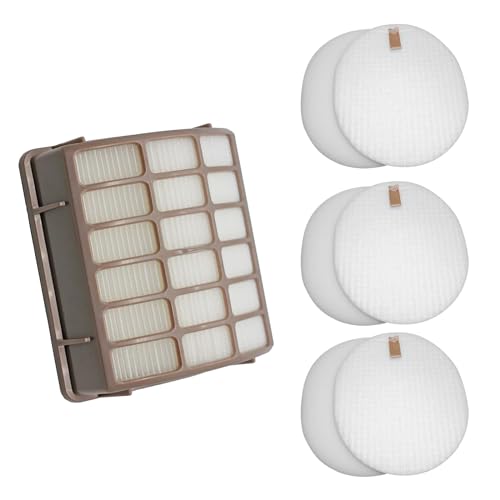 Filter replacement for Shark Navigator Professional NV60, NV70, NV70 26, NV71, NV80, NV85, NV80 26, NVC80C, NV90, NV90 26, NV95, UV420, NV510 31 vacuum cleaners. Part # XFF80 and XHF80, ?white