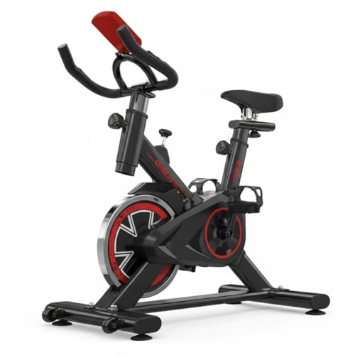 Bicicleta Ergométrica Bike Spinning Fitness Sport Cardio E Emagrecimento Exercício Em Casa Inércia 8kg Preta Silenciosa Premium Semi Profissional Ajustável até 120kg Confortável Resistente