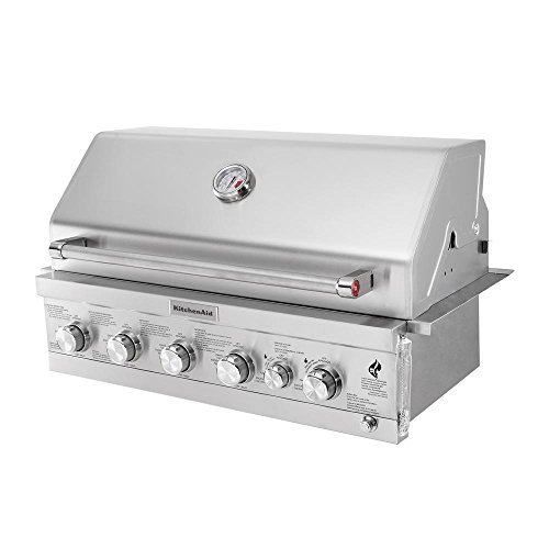 KITCHENAID 740-0781 BUILT STAINLESS STEEL PROPANE GAS GRILL