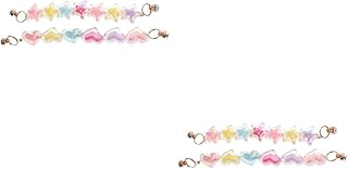 PartyKindom 4 Pçs Cadeia De Telefone Móvel Estilo Doce Cadeia De Telefone Corrente De Telefone Acessório De Cadeia DIY Ornamento De Corrente De Telefone Adereços De Acrílico Cadeia De