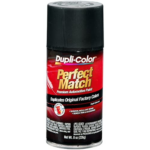 Image of Dupli-Color EBUN01047 Perfect Match Automotive Spray Paint - Universal Flat Black - 8 oz. Aerosol Can