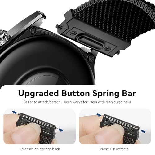 Correa compatible para Huawei Watch GT 6 Pro 46mm acero miniatura 2
