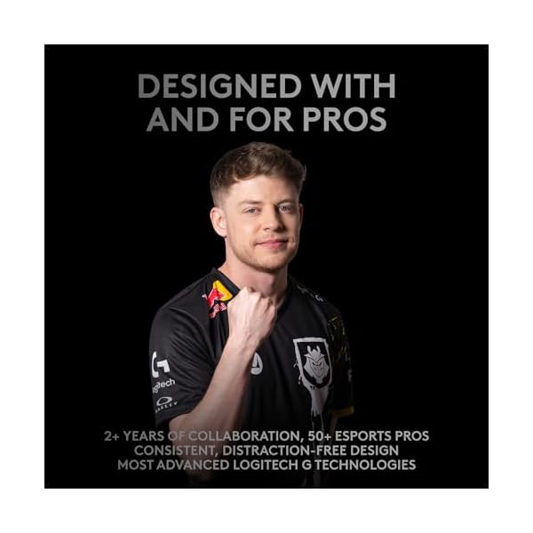 Logitech G PRO Wireless Gaming Mouse, German Packaging Version, PC/Mac - Black - Image 3