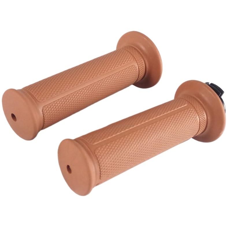 Empuñadura Goma para Manillar Motocicleta Retro, Goma Acelerador, 22 mm Puño de Manillar Moto Motocicleta Perillas