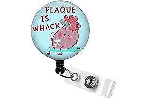 Funny Cardiology Badge Reel: PLAQUE IS WHACK