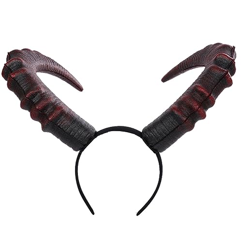 Carnival Horn Headband PU Devil Horn Devil Hair Band Headdress for Women Girls Costume Cosplay Party Supplies