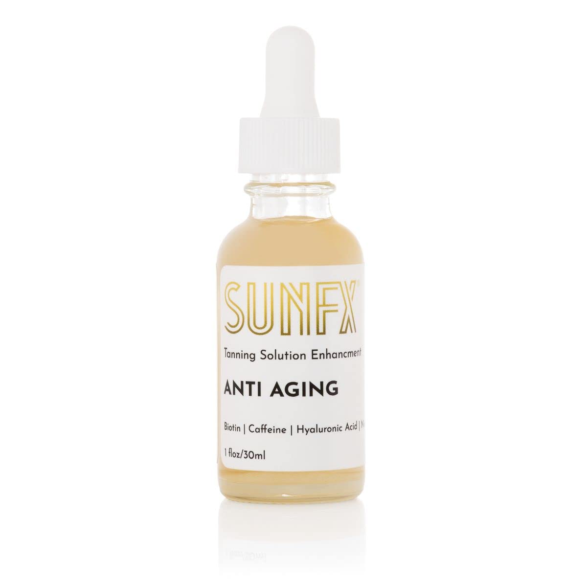 SunFX Sunless Tanning Additive | Anti-Aging | Powerful Anti-Aging Ingredients - 1 fl oz/30ml