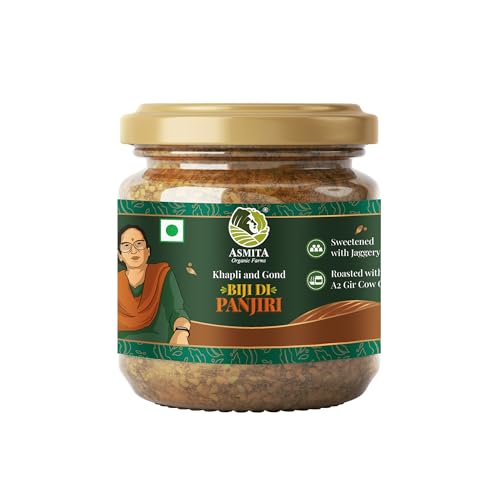Image of Asmita Organic Farms Panjiri 200g | Postpartum & Postnatal Nutrition | Traditional Immunity Booster for Women, Kids & Adults | Made with 21 Powerful Ingredients | Energy & Recovery Superfood