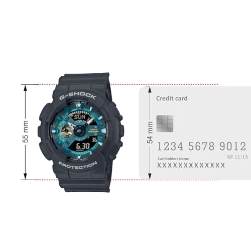 Image of Casio G-Shock GA-110AS-2ADR Analog-Digital Blue Dial Men (G1681)