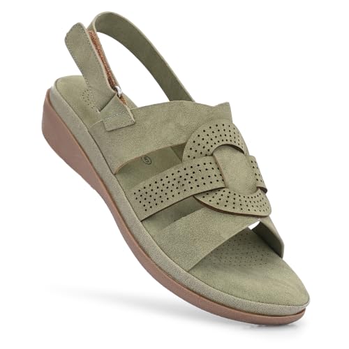 Image of Moshun Criss Cross Sandals for Women & Girls | Multi Strap & X Strap Flat Sandals, Bounce Back Technology Footbed with Adjustable Strap, Anti-Slip Sole | Lightweight Daily Wear Casual Slip-On Sandals