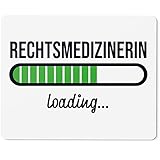 JUNIWORDS Mauspad Mousepad, Rechtsmedizinerin Loading (6212879)