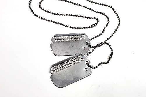 Steve Rogers Captain America WWII Military Dog Tags - Screen Accurate