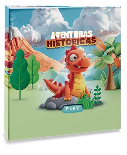 Álbum de fotos Ical, encadernação tradicional, para 200 fotos 10x15cm - envelope plástico transparente - linha Infantil - modelo baby dinossauro - 195