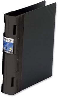 Guildhall 388238 GLX A4 Ergogrip Binder Polypropylene - Black, Pack of 2