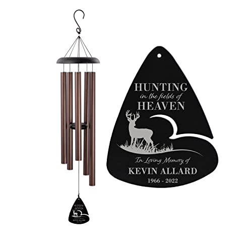 Personalized Memorial Wind Chime (30" Silver)