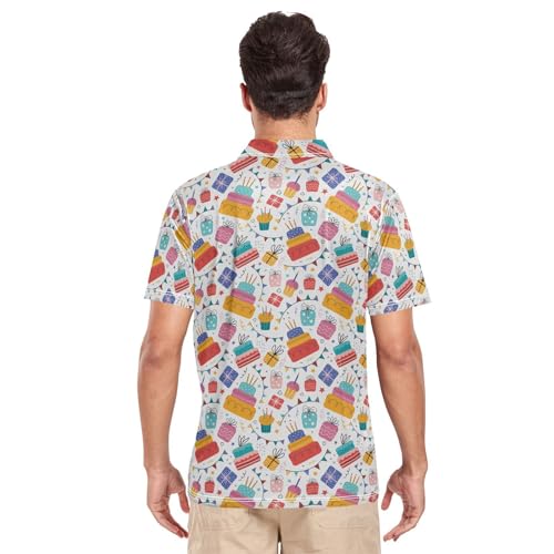 Circus Penguin Men's Polo Shirts Short Sleeve Quick Dry Athletic Outdoor Sports Golf Shirts S-XXL2