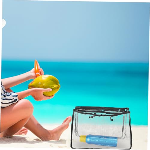 Transparent Beach Bag Organizer Versatile Tote for Women for Beach Essentials Travel and Outdoor Activities Durable Spacious Design for Luxuries and Sundries4