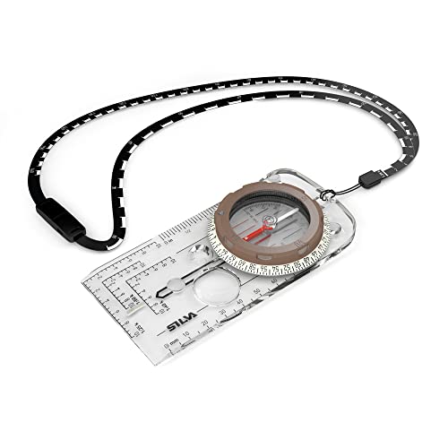 Silva Compass Navigation – Nr 5 – Trusted by NATO Forces – Scale 1:25k 1:40k 1:50k mm & in – Navigation Compass for Advanced Users and Professionals – Rotatable Housing – Military Compass