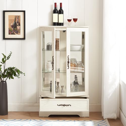 Modern Storage Cabinet with Adjustable Shelves, Stylish Cupboard for Kitchen & Living Room, Versatile Organizer, Space-Saving Furniture Solution