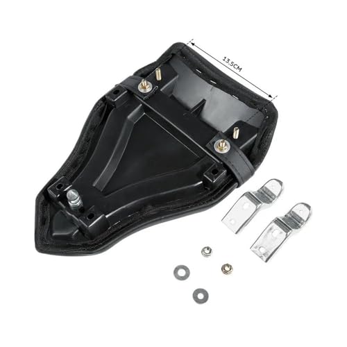 Asiento trasero de moto con cuero artificial antideslizante para 1098 y 848 6