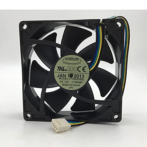 F129025BU 9CM 9025 PWM Fan 12V 0.38A 4Wire 4Pin Computer CPU Cooling Fan