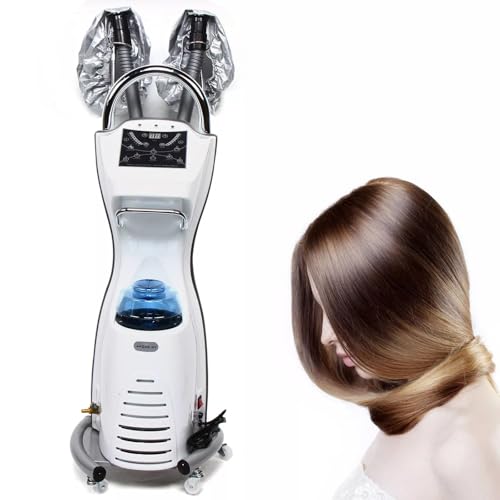 Hair Steamer Hair Dryer Rolling Ozone Treatment Machine Salon SPA Standing Professional Salon Hair Steamer Rolling Stand Color Processor with 4Universal Wheels for Beauty Salon Barber Shop