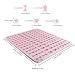 Gentpovth Silikon-Backmatte, Backformen für Haustiere, Antihaft-Silikonformen für Hunde- und Katzenkekse, Herstellung von Leckereien für Haustiere (Rosa)