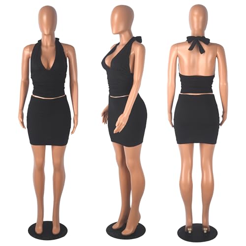 Image of PORRCEY Women Sexy Casual 2 Piece Leopard Cheetah Print Mini Dress