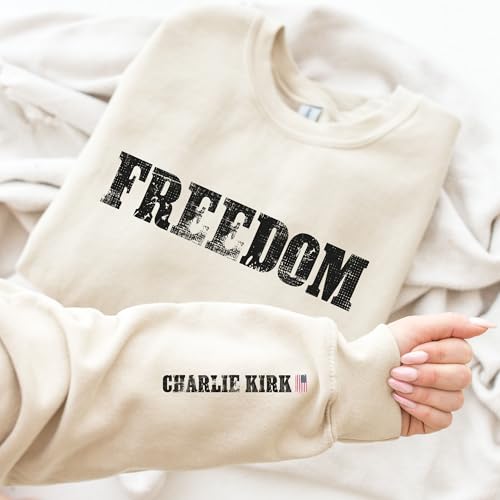 Charlie Kirk Freedom Sweatshirt – Justice for Charlie Kirk Sweatshirt, Freedom Hoodie, Freedom Tee2