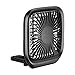 Riloer Ventola per Sedile Posteriore per Auto, Ventola Pieghevole USB a Basso Rumore, Velocità del Vento Regolabile a 3 Livelli, Ventola di Raffreddamento Portatile, Nero