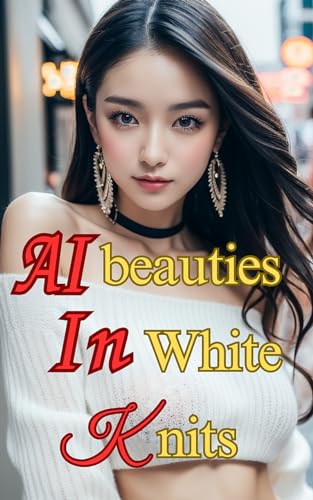 AI beauties in white knits