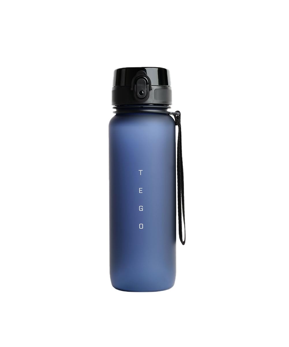 TEGO RISE Bottle - 800 ml Sipper Bottle For Adults With Time Measurement BPA Free Non-Toxic Water bottle for cycling,running, gym, office, school (Blue)-image-8