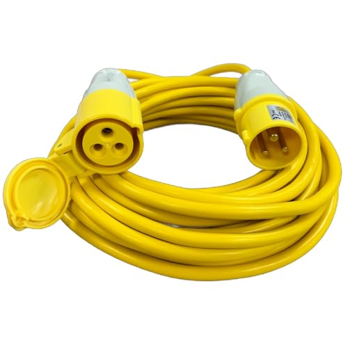 Semloh Electrics Yellow 14m 2.5mm 110V Site Lead - Image 2