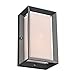 PLC Lighting 2715BZ126GU24 Helmsley 1-Light Outdoor Wall Sconce - Bronze