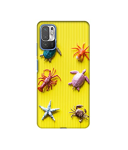Image of Amazon Brand - Solimo Designer Sea Animals 3D Printed Hard Back Case Mobile Cover for Mi Redmi Note 10 5G