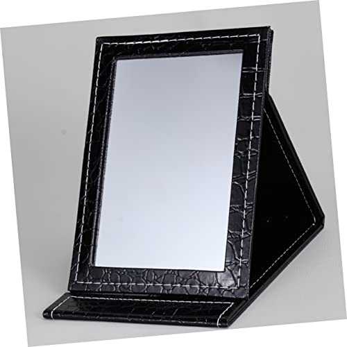 GALPADA Espejo Maquillaje Portátil Piel PU con Luz Relleno miniatura 4