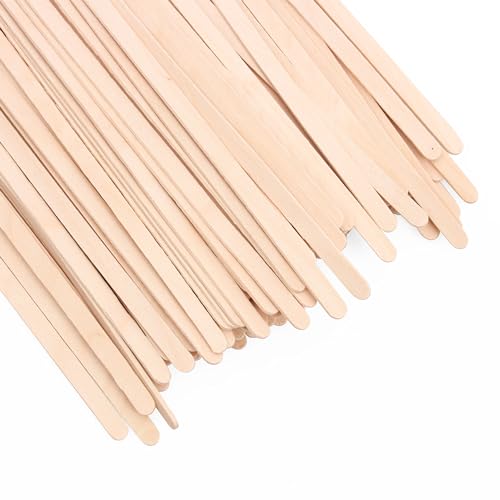 Antetok 190-100-SAN Wooden Coffee Stirrers - Coffee Stir Sticks 7.5 Inch,100Pcs Disposable Birch Wood Coffee/Beverage Stirrers,Swizzle Drink Sticks,Coffee Bar Accessories thumb #6