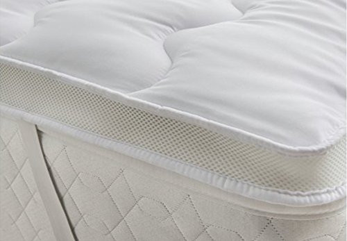 Temperature Control Air Flow Ventilation Mattress Topper 5cm by Ethel May (King 152cm x 198cm x5cm)